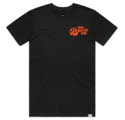 Orange and Bluegrass tee